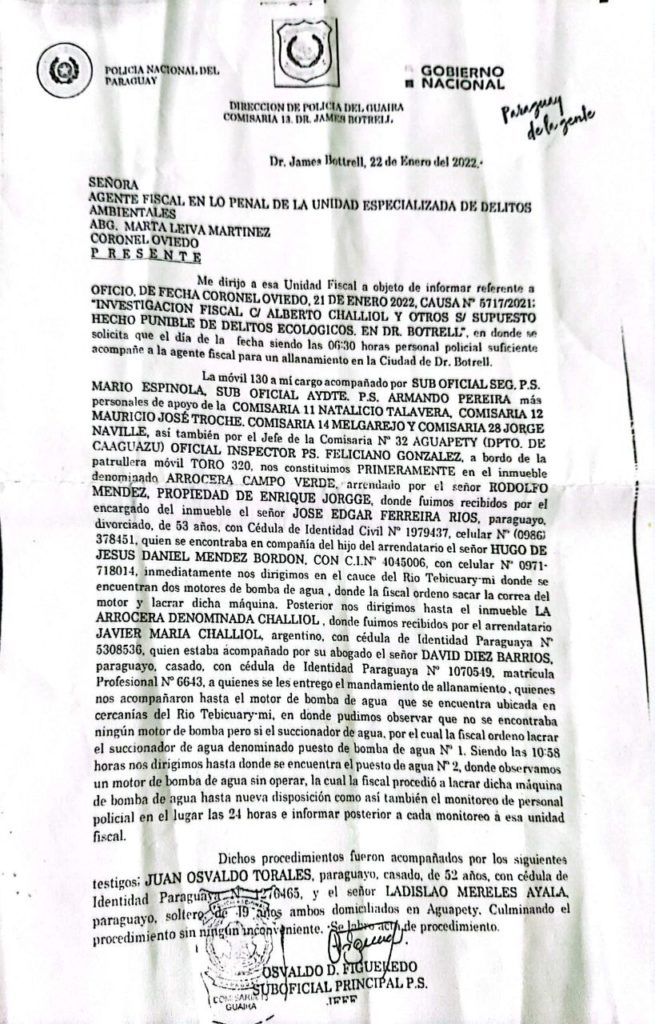Documento ministerio ambinete arrocera Challiol 4